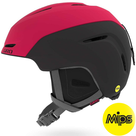 Kid helmet | ski / snowboard GIRO Neo JR MIPS ® matte bright pink