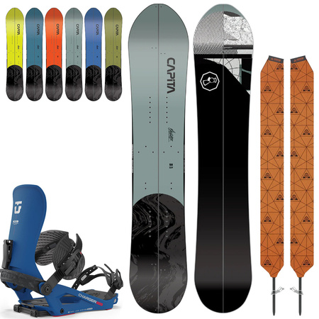 SET 2024: splitboard CAPITA Navigator + skins UNION Expedition by MONTANA + bindings UNION Charger PRO CARBON blue